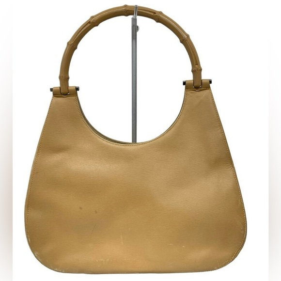 SALE - Gucci Bamboo Handle Leather Purse - 100% Authentic - Picture 2 of 9